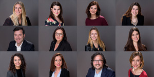 Retratos para eventos, tipo LinkedIn